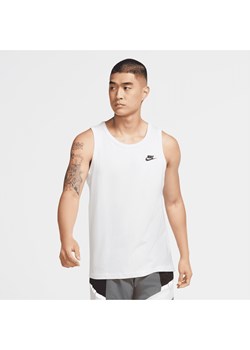 Męska koszulka bez rękawów Nike Sportswear Club - Biel ze sklepu Nike poland w kategorii T-shirty męskie - zdjęcie 161526826