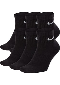 Skarpety treningowe do kostki Nike Everyday Cushioned (6 par) - Czerń ze sklepu Nike poland w kategorii Skarpetki męskie - zdjęcie 161527135