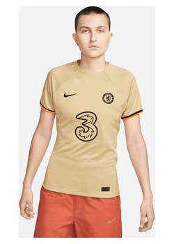Damska koszulka piłkarska Nike Dri-FIT Chelsea F.C. Stadium 2022/23 (wersja trzecia) - Brązowy ze sklepu Nike poland w kategorii Bluzki damskie - zdjęcie 161527179