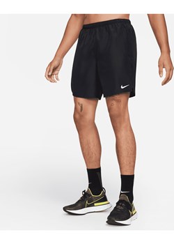 Męskie spodenki do biegania z wszytą bielizną Nike Challenger 18 cm - Czerń ze sklepu Nike poland w kategorii Spodenki męskie - zdjęcie 161527545