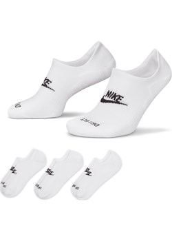 Skarpety stopki Everyday Plus Cushioned Nike - Biel ze sklepu Nike poland w kategorii Skarpetki męskie - zdjęcie 161527808