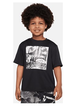 Przyjazny dla środowiska T-shirt dla małych dzieci UPF Dri-FIT Nike ACG Graphic Performance Tee - Czerń ze sklepu Nike poland w kategorii T-shirty chłopięce - zdjęcie 161527897
