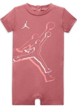 Rampers dla niemowląt Jordan Air Jumpman Romper - Różowy ze sklepu Nike poland w kategorii Rampersy - zdjęcie 161527918