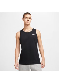 Męska koszulka bez rękawów Nike Sportswear Club - Czerń ze sklepu Nike poland w kategorii T-shirty męskie - zdjęcie 161528198