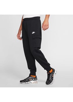 Męskie bojówki Nike Sportswear Club Fleece - Czerń ze sklepu Nike poland w kategorii Spodnie męskie - zdjęcie 161528208