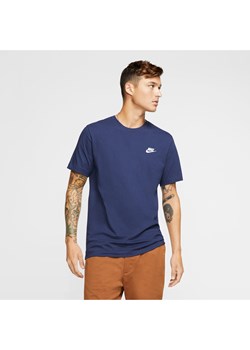T-shirt męski Nike Sportswear Club - Niebieski ze sklepu Nike poland w kategorii T-shirty męskie - zdjęcie 161528227