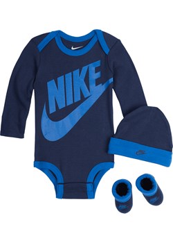 Trzyczęściowy zestaw dla niemowląt (0–6 M) Nike - Niebieski ze sklepu Nike poland w kategorii Komplety niemowlęce - zdjęcie 161528239