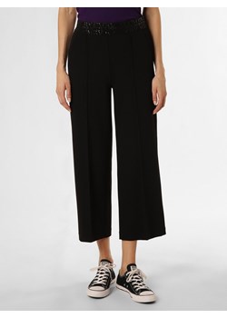 Cambio Spodnie Kobiety Sztuczne włókno czarny jednolity ze sklepu vangraaf w kategorii Spodnie damskie - zdjęcie 161561647