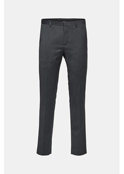 SELECTED Spodnie z wełną - Szary ciemny - Mężczyzna - 56 EUR(2XL) ze sklepu Halfprice w kategorii Spodnie męskie - zdjęcie 161563986