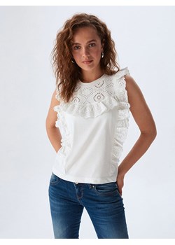 LTB Bluzka &quot;Pobele&quot; w kolorze białym ze sklepu Limango Polska w kategorii Bluzki damskie - zdjęcie 161568345