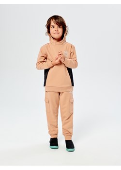 Sinsay - Spodnie dresowe jogger - brązowy ze sklepu Sinsay w kategorii Spodnie chłopięce - zdjęcie 161571326