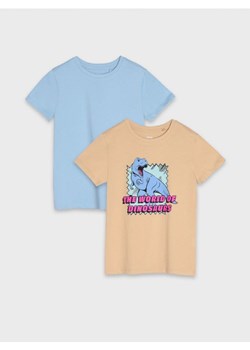 Sinsay - Koszulki 2 pack - beżowy ze sklepu Sinsay w kategorii T-shirty chłopięce - zdjęcie 161571447