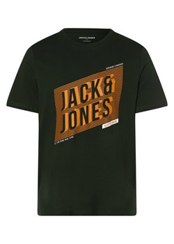 Jack & Jones T-shirt męski Mężczyźni Bawełna jodłowy nadruk ze sklepu vangraaf w kategorii T-shirty męskie - zdjęcie 161582365