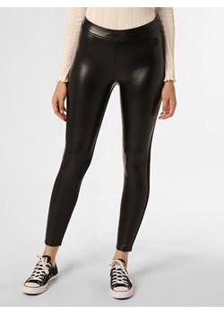 Armani Exchange Spodnie Kobiety Sztuczne włókno czarny jednolity ze sklepu vangraaf w kategorii Spodnie damskie - zdjęcie 161582467