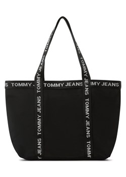 Tommy Jeans Damska torba shopper Kobiety czarny jednolity ze sklepu vangraaf w kategorii Torby Shopper bag - zdjęcie 161582486