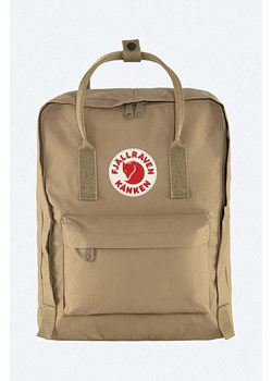 Fjallraven plecak Kanken F23510 221 kolor beżowy duży gładki ze sklepu PRM w kategorii Plecaki - zdjęcie 161585215