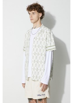 Filling Pieces koszula bawełniana Resort męska kolor biały regular 94626701024 ze sklepu PRM w kategorii Koszule męskie - zdjęcie 161585247