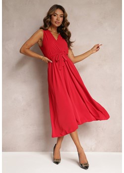 Bordowa Sukienka Nikora ze sklepu Renee odzież w kategorii Sukienki - zdjęcie 161591168