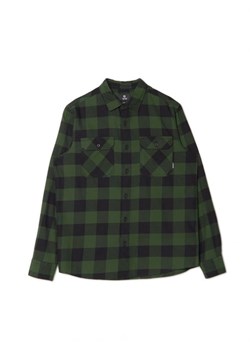 Cropp - Ciemnozielona koszula w kratę - zielony ze sklepu Cropp w kategorii Koszule męskie - zdjęcie 161595548