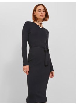 JJXX Sukienka dzianinowa 12236454 Czarny Rib Fit ze sklepu MODIVO w kategorii Sukienki - zdjęcie 161601649