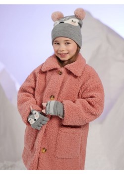 Sinsay - Płaszcz z imitacji baranka - różowy ze sklepu Sinsay w kategorii Płaszcze dziewczęce - zdjęcie 161603087
