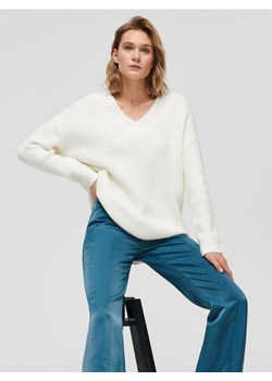 Sinsay - Sweter z wełną - kremowy ze sklepu Sinsay w kategorii Swetry damskie - zdjęcie 161603097