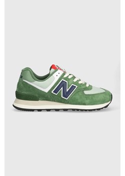 New Balance sneakersy 574 kolor zielony ze sklepu PRM w kategorii Buty sportowe męskie - zdjęcie 161609145