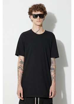 Rick Owens t-shirt bawełniany kolor czarny gładki ze sklepu PRM w kategorii T-shirty męskie - zdjęcie 161609168