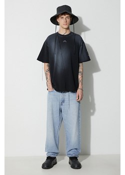 A-COLD-WALL* t-shirt bawełniany SHIRAGA T-SHIRT kolor czarny gładki ACWMTS158A ze sklepu PRM w kategorii T-shirty męskie - zdjęcie 161609176