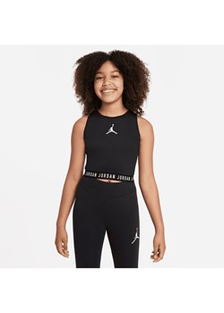 Koszulka bez rękawów dla dużych dzieci (dziewcząt) Jordan - Czerń ze sklepu Nike poland w kategorii Bluzki dziewczęce - zdjęcie 161609808