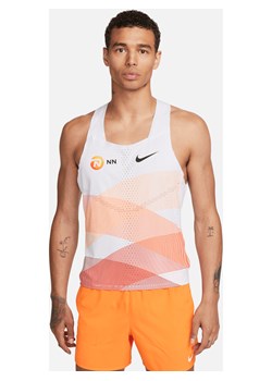 Męska koszulka bez rękawów do biegania Nike AeroSwift NN - Biel ze sklepu Nike poland w kategorii T-shirty męskie - zdjęcie 161609829