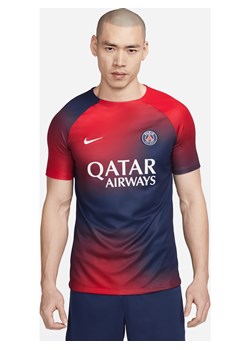 Męska przedmeczowa koszulka piłkarska Nike Dri-FIT Paris Saint-Germain Academy Pro - Niebieski ze sklepu Nike poland w kategorii T-shirty męskie - zdjęcie 161609859