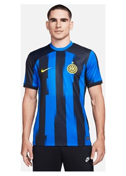 Męska koszulka piłkarska Nike Dri-FIT Inter Mediolan Stadium 2023/24 (wersja domowa) - Niebieski ze sklepu Nike poland w kategorii T-shirty męskie - zdjęcie 161609886