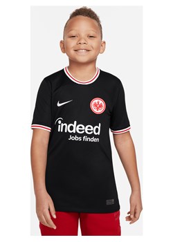 Koszulka piłkarska dla dużych dzieci Nike Dri-FIT Eintracht Frankfurt Stadium 2023/24 (wersja wyjazdowa) - Czerń ze sklepu Nike poland w kategorii T-shirty chłopięce - zdjęcie 161609898