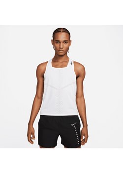 Męska startowa koszulka bez rękawów Nike Dri-FIT ADV AeroSwift - Biel ze sklepu Nike poland w kategorii T-shirty męskie - zdjęcie 161610136