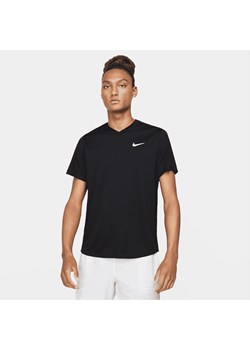 Męska koszulka do tenisa NikeCourt Dri-FIT Victory - Czerń ze sklepu Nike poland w kategorii T-shirty męskie - zdjęcie 161610155