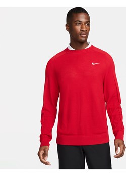 Męski dzianinowy sweter do golfa Tiger Woods - Czerwony ze sklepu Nike poland w kategorii Swetry męskie - zdjęcie 161610387