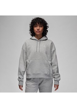 Damska bluza z kapturem Jordan Brooklyn Fleece - Szary ze sklepu Nike poland w kategorii Bluzy damskie - zdjęcie 161610437
