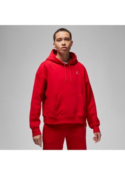 Damska bluza z kapturem Jordan Brooklyn Fleece - Czerwony ze sklepu Nike poland w kategorii Bluzy damskie - zdjęcie 161610496