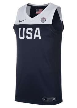 Męska koszulka do koszykówki USA Nike (wersja wyjazdowa) - Niebieski ze sklepu Nike poland w kategorii T-shirty męskie - zdjęcie 161610665
