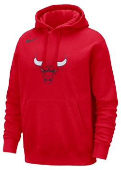 Męska bluza z kapturem NBA Nike Chicago Bulls Club - Czerwony ze sklepu Nike poland w kategorii Bluzy męskie - zdjęcie 161610675