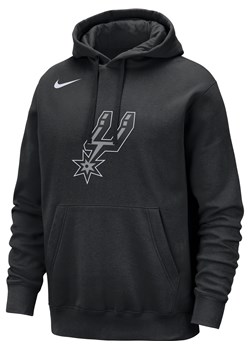 Męska bluza z kapturem NBA Nike San Antonio Spurs Club - Czerń ze sklepu Nike poland w kategorii Bluzy męskie - zdjęcie 161610719