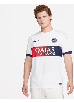 Męska koszulka piłkarska Nike Dri-FIT ADV Paris Saint-Germain Match 2023/24 (wersja wyjazdowa) - Biel ze sklepu Nike poland w kategorii T-shirty męskie - zdjęcie 161610748