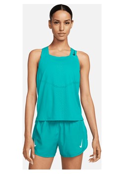 Damska startowa koszulka bez rękawów Nike Dri-FIT ADV AeroSwift - Niebieski ze sklepu Nike poland w kategorii Bluzki damskie - zdjęcie 161610839