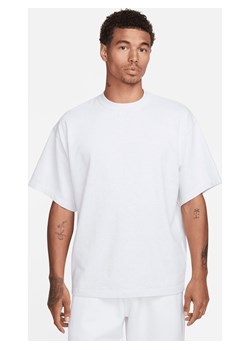 Męska koszulka z krótkim rękawem z grubego materiału Nike Solo Swoosh - Brązowy ze sklepu Nike poland w kategorii T-shirty męskie - zdjęcie 161610885