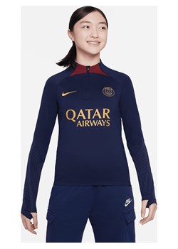 Treningowa koszulka piłkarska z dzianiny dla dużych dzieci Nike Dri-FIT Paris Saint-Germain Strike - Niebieski ze sklepu Nike poland w kategorii T-shirty męskie - zdjęcie 161610957