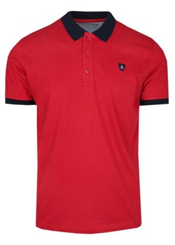 Męska Koszulka Polo - Bartex - Czerwona TSKOWbrtx101KIRMIZI ze sklepu JegoSzafa.pl w kategorii T-shirty męskie - zdjęcie 161616398