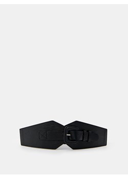 Mohito - Szeroki pasek na gumie - czarny ze sklepu Mohito w kategorii Paski damskie - zdjęcie 161616519