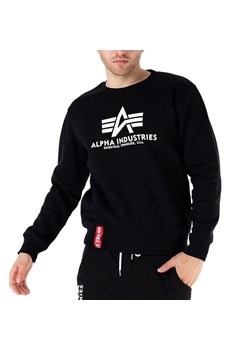 Bluza Alpha Industries Basic Sweater 17830203 - czarna ze sklepu streetstyle24.pl w kategorii Bluzy męskie - zdjęcie 161634475