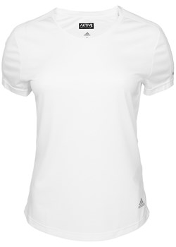 Koszulka do biegania damska adidas Run It Tee biała H31027 ze sklepu Desportivo w kategorii Bluzki damskie - zdjęcie 161637267